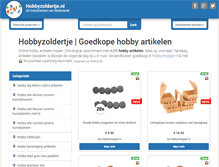 Tablet Screenshot of hobbyzoldertje.nl